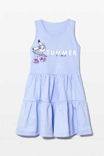 Платье 2110-260 Голубой, Summer time;