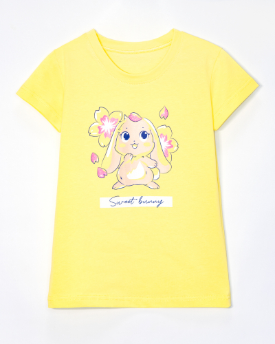 ДЖЕМПЕР 2111-100/22  Sweet bunny лимонный