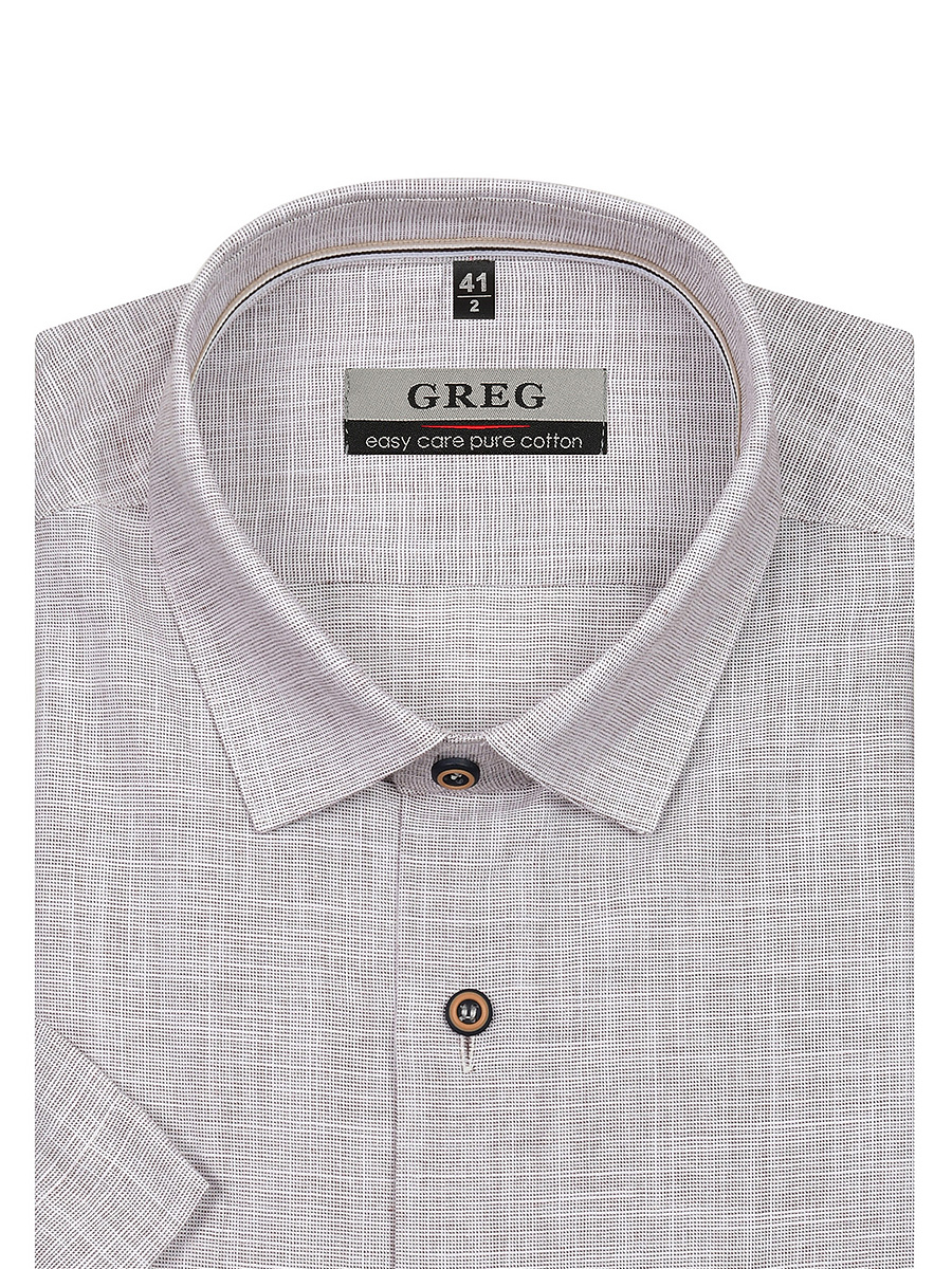 Сорочка мужская короткий рукав GREG 530/201/FL/1p