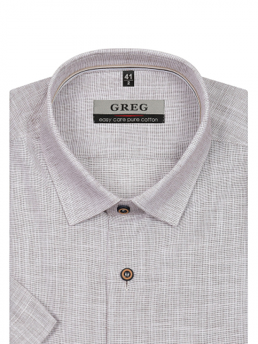 Сорочка мужская короткий рукав GREG 530/201/FL/1p