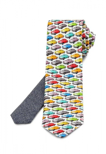 Галстук мужской RIETTI Rietti-silk-белый 807.1.31