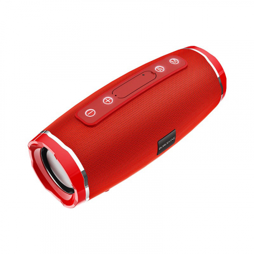 Колонка Borofone BR3, BT-Колонка 2x5W /USB /TF /AUX /mic, красная
