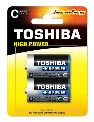 Батарейка Toshiba LR14 BL2 (2/20/120)