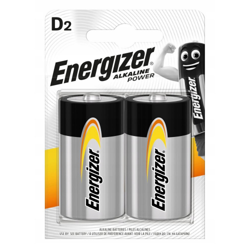 Батарейка Energizer LR20 D BL2 Power Alkaline (2/12)