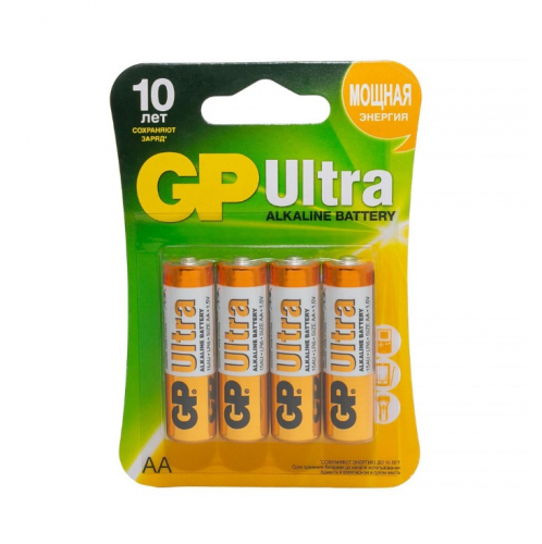 Батарейка GP LR06 AA ULTRA BL4 (4/40/320)