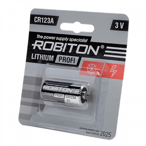 Батарейка Robiton CR 123A 3V BL1 (1/8)