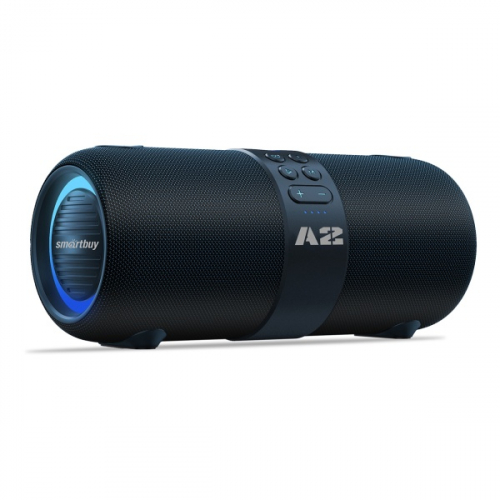 Колонка SmartBuy A2, 2.0, Bluetooth, мощность 28Вт MP3, FM, AUX, темно-синяя (SBS-5380)