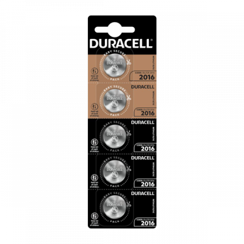 Батарейка Duracell CR2016 BL5 (5/20/200)