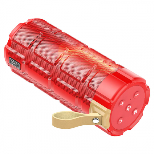 Колонка Hoco HC7, BT-Колонка 2х5W/ 2400mAh/ TF/ USB/ AUX / красная