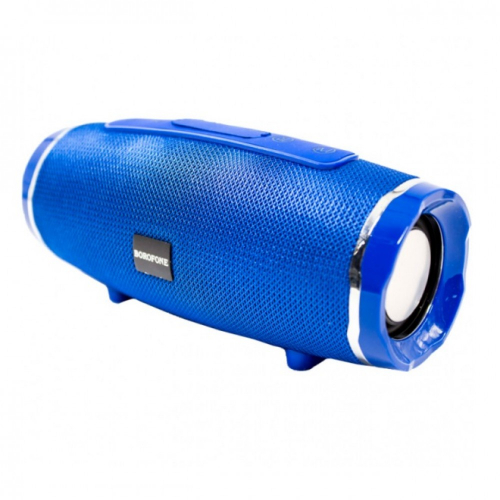 Колонка Borofone BR3, BT-Колонка 2x5W /USB /TF /AUX /mic, синяя