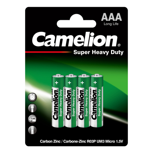 Батарейка Camelion R03 AAA BL4 (4/48/1152)