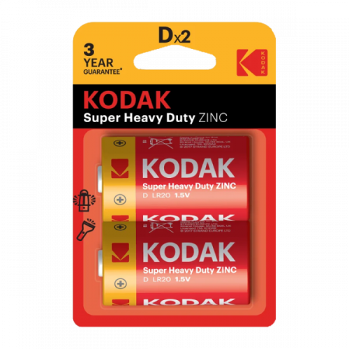 Батарейка Kodak R20 BL2 (2/24/120/)