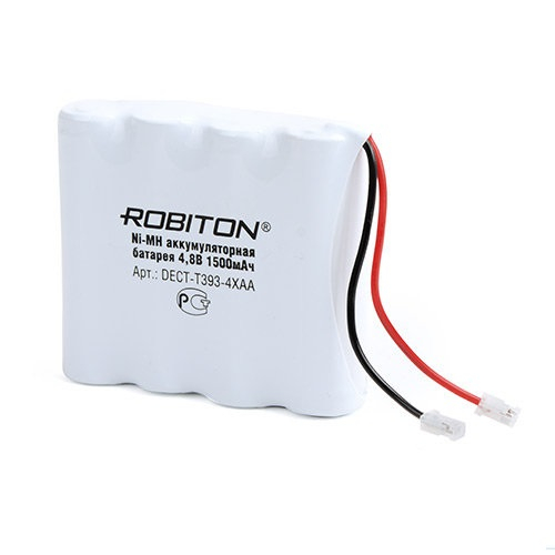 Аккумулятор Robiton Dect T-393 4.8V 1500mAh (4 x AA) (1/10)