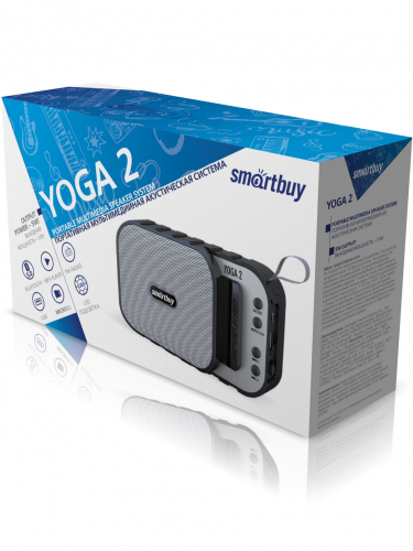 Колонка SmartBuy Yoga 2 черная bluetooth, 5W, MP3, FM-радио (SBS-5040)