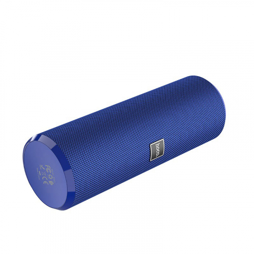 Колонка Hoco BS33 Voice, BT-Колонка 2x5W/ 1200mAh/ AUX/ TF/ USB/ FM синяя