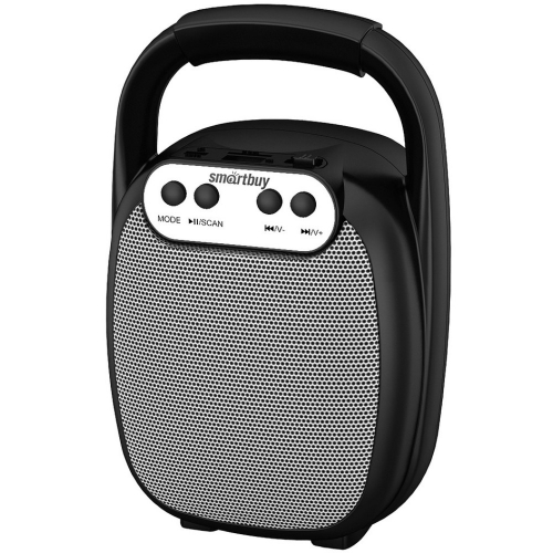 Колонка SmartBuy One черная bluetooth, 5W, MP3, FM, (SBS-5010)