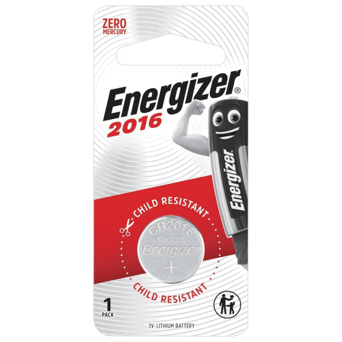Батарейка Energizer CR2016 BL1 (1/10/140)