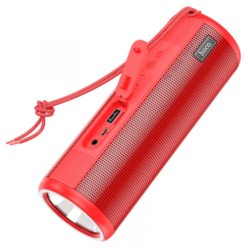 Колонка Hoco HC11, BT-Колонка 2х5W/ 1200mAh/ TF/ USB/ AUX /фонарь красная