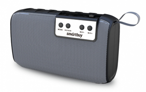 Колонка SmartBuy Yoga черная bluetooth, 5W, MP3, FM-радио (SBS-5050)