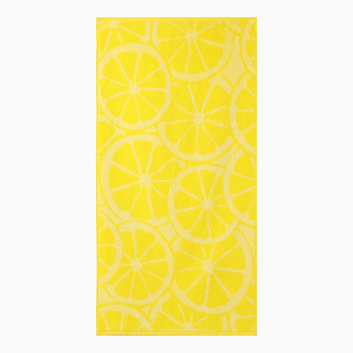 Полотенце махровое Lemon color 70×130 см, цв.желтый, 360 г/м², хлопок 100%