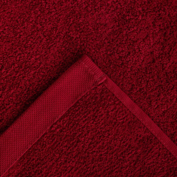 Полотенце махровое Этель «Терри» 70x140 см, бордовый