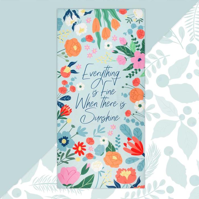 Полотенце пляжное Sunshine 70×146 см, хлопок 100%