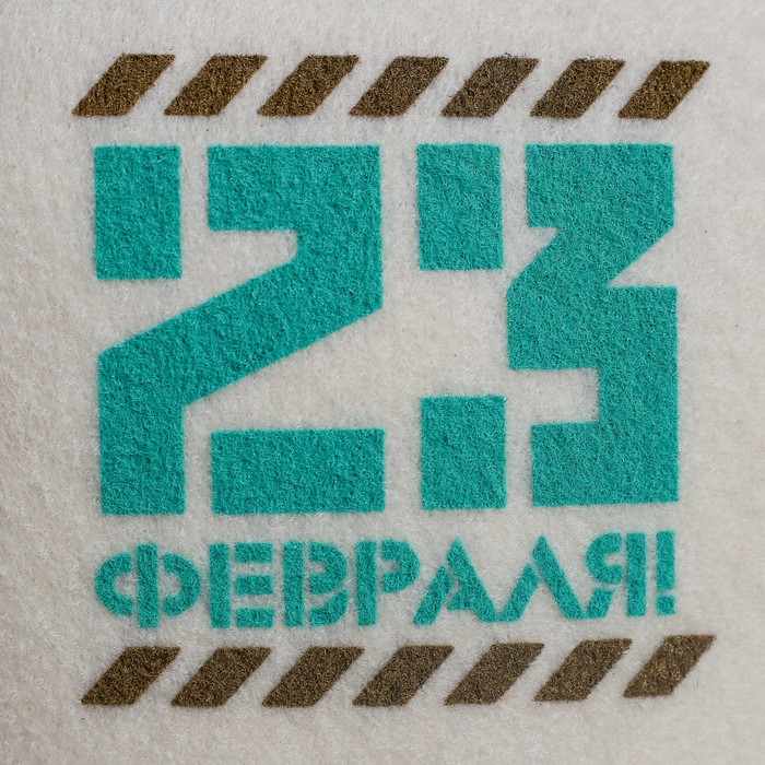 Шапка для бани с шелкографией