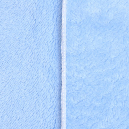 Полотенце-чалма для сушки волос Этель цвет голубой, 65*25 см, 100% п/э