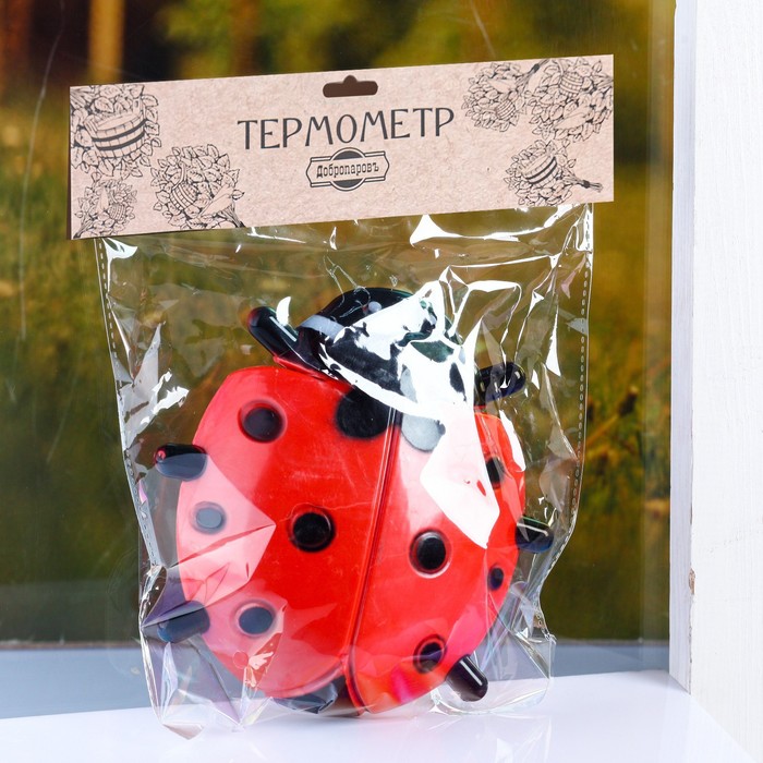 Пластиковый термометр оконный