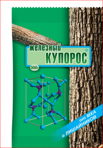 Железный купорос 300г (обработка древесины от плесени, гнили, грибка)