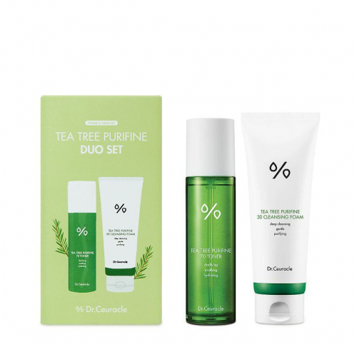 DR.CEURACLE/Набор для лица TEA TREE PURIFINE DUO SET DR.CEURACLE  (Тонер 100 мл. — Пенка для умывания 150 мл.)