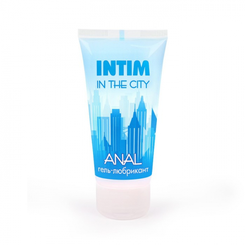 Интимный гель- смазка INTIM in the city anal, лубрикант на  водной основе,, без запаха, 60 мл 515712