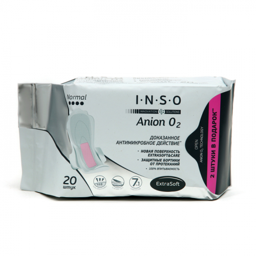 Прокладки «INSO» Anion O2, normal, 20 шт.