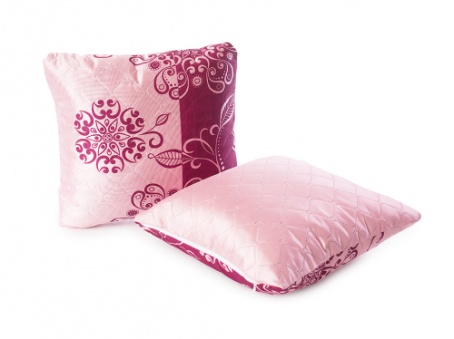 Розовый фламинго подушка файбер трикот