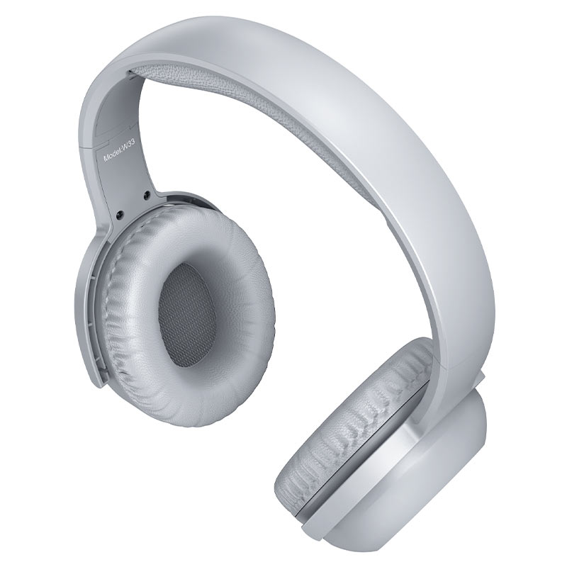 Гарнитура Hoco W33 Art, bluetooth, полноразмерная, складная, AUX, серая