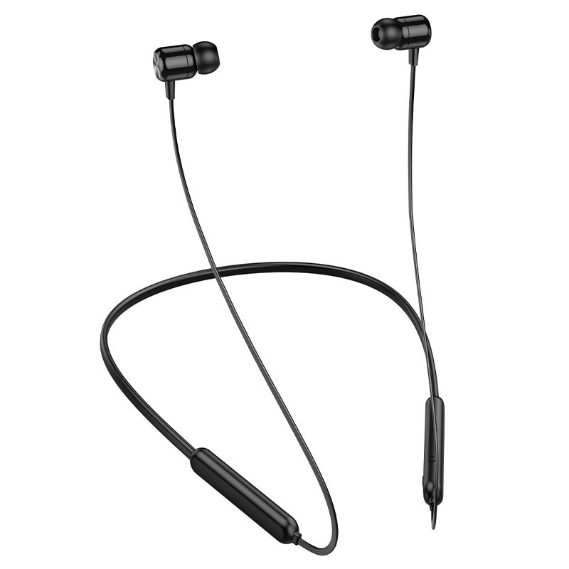 Гарнитура Borofone BE58 bluetooth вакуумная спортивная черная (80)