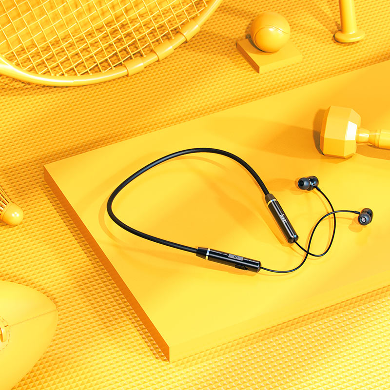 Гарнитура Hoco ES53 Coolway sports, bluetooth 5.0, спортивная вакуумная, черная