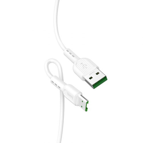 Кабель Hoco X 33 USB A, microUSB B, ПВХ, 4A, белый 1м, в коробке (33)