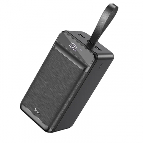 Портативный аккумулятор Power Bank Hoco DB31A 80000mAh 3USB A, дисплей, черный