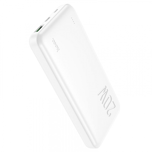 Портативный аккумулятор Power Bank Hoco J87 10000mAh USB A (QC3.0), Type-C (PD20W), белый
