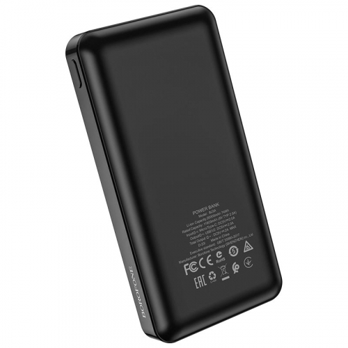 Портативный аккумулятор Power Bank Borofone BJ3A 20000mAh 2USB A (2A max) черный