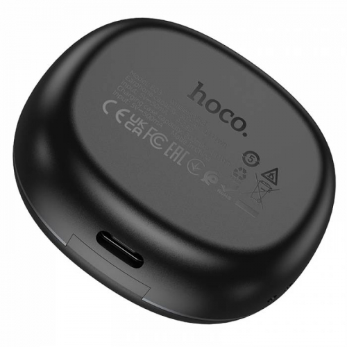 Гарнитура Hoco EQ3 bluetooth 5.3, вакуумная (чехол с аккумулятором), TWS, черная (14/140)