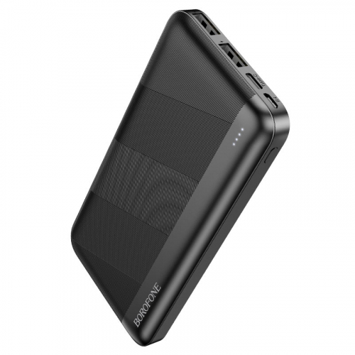 Портативный аккумулятор Power Bank Borofone BJ27 10000mAh 2USB (2.1A max), черный