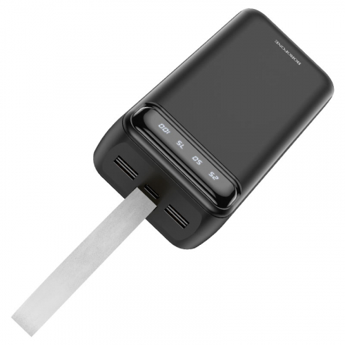 Портативный аккумулятор Power Bank Borofone BJ14B 30000mAh Type-C/2USB (2A max), дисплей, черный