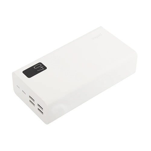 Портативный аккумулятор PowerBank Perfeo MOUNTAINS (40000mAh PD20W,QC3.0, 4*USB A) белый (PF_D0160)