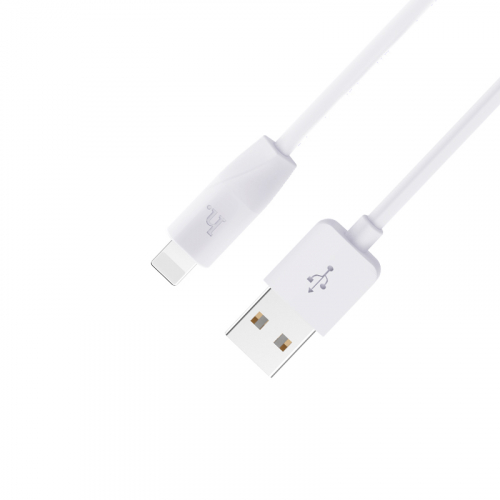 Кабель Hoco X 1 USB A, Lightning, ПВХ, белый, 3м, в коробке (30)