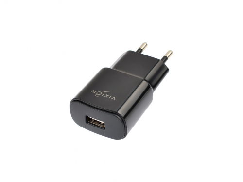 Сетевое зарядное Vixion L5c Type-C (2.1A) 1USB + кабель 1м (черный)