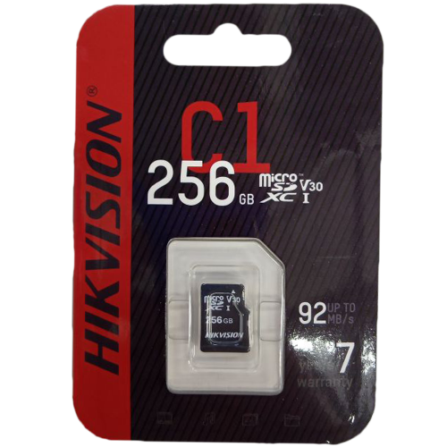 Карта памяти 256 GB Hikvision UHS-1 U1 92/50Mb/s (micro SDHC,class10) без адаптера