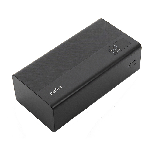 Портативный аккумулятор PowerBank Perfeo MOUNTAINS (50000mAh PD20W,QC3.0, 4*USB A) черный (PF_B4887)