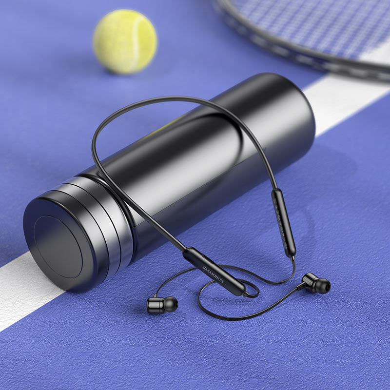 Гарнитура Borofone BE58 bluetooth вакуумная спортивная черная (80)
